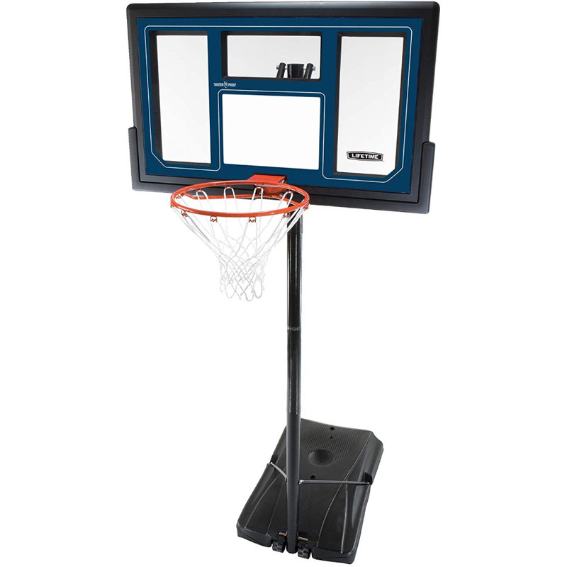 Lifetime Height Adjustable Portable Basketball Hoop (50" Polycarbonate